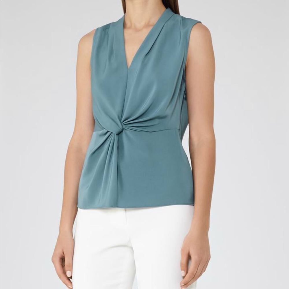 Reiss Orion-Blue Twist Top